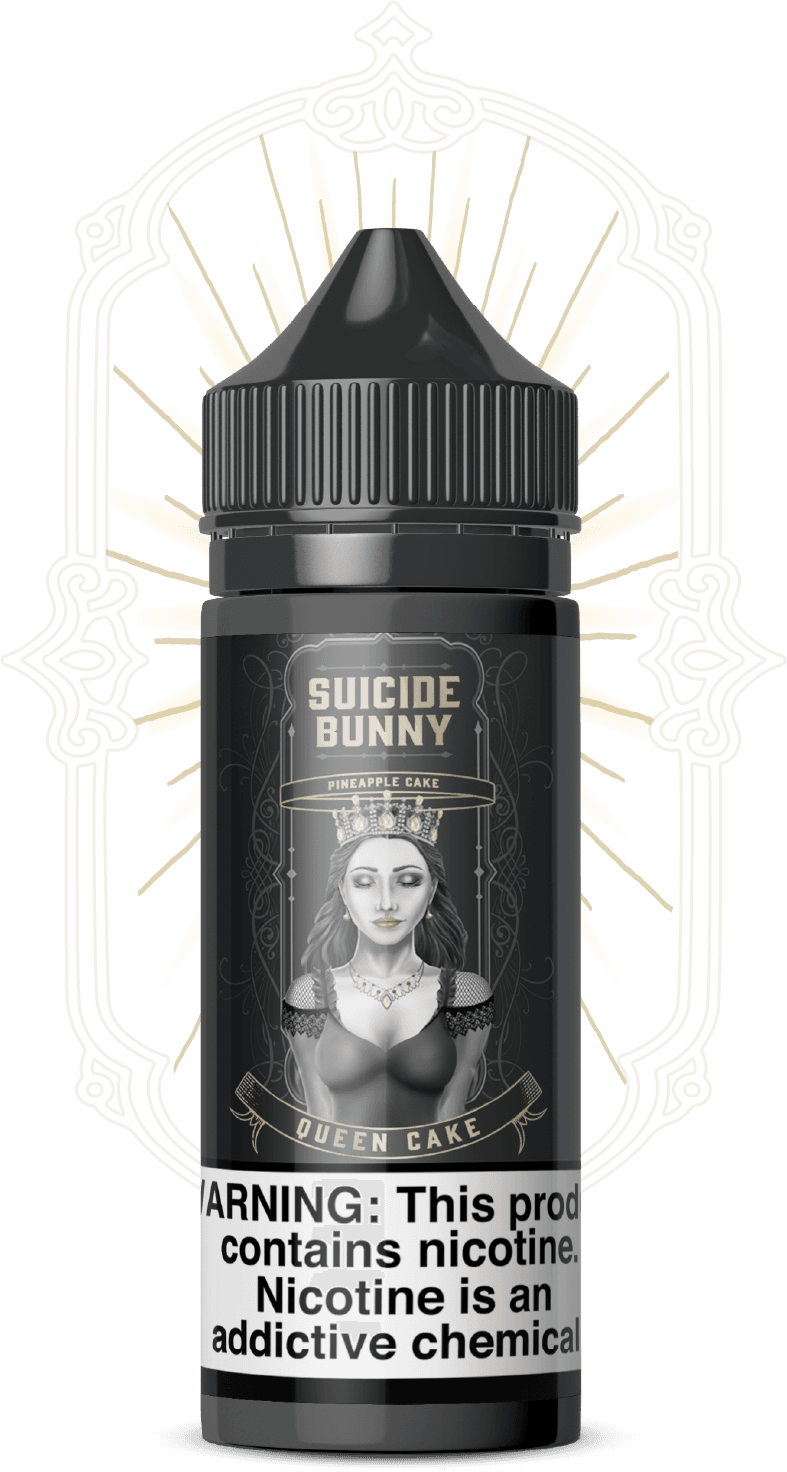 Queen Cake E-Liquid Bottle